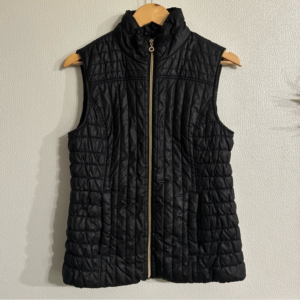 Marc New York Black Quilted Vest